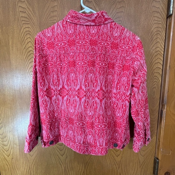 Ruby Rd. Red Jean Jacket - Picture 2 of 8